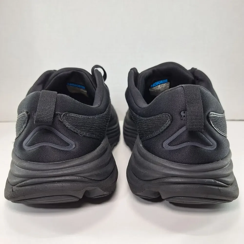 Hoka One One Gaviota 5 Wide Mens 11.5 2E Triple Black 1134234 BBLC Running Shoes